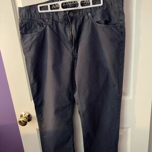 American Eagle Outfitters Navy Blue Men's Chinos. Slim Straight fit. Size 34x30